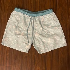 NWT Never Worn Swim Trunks, Men size XL, Teal, Stretch Waistline